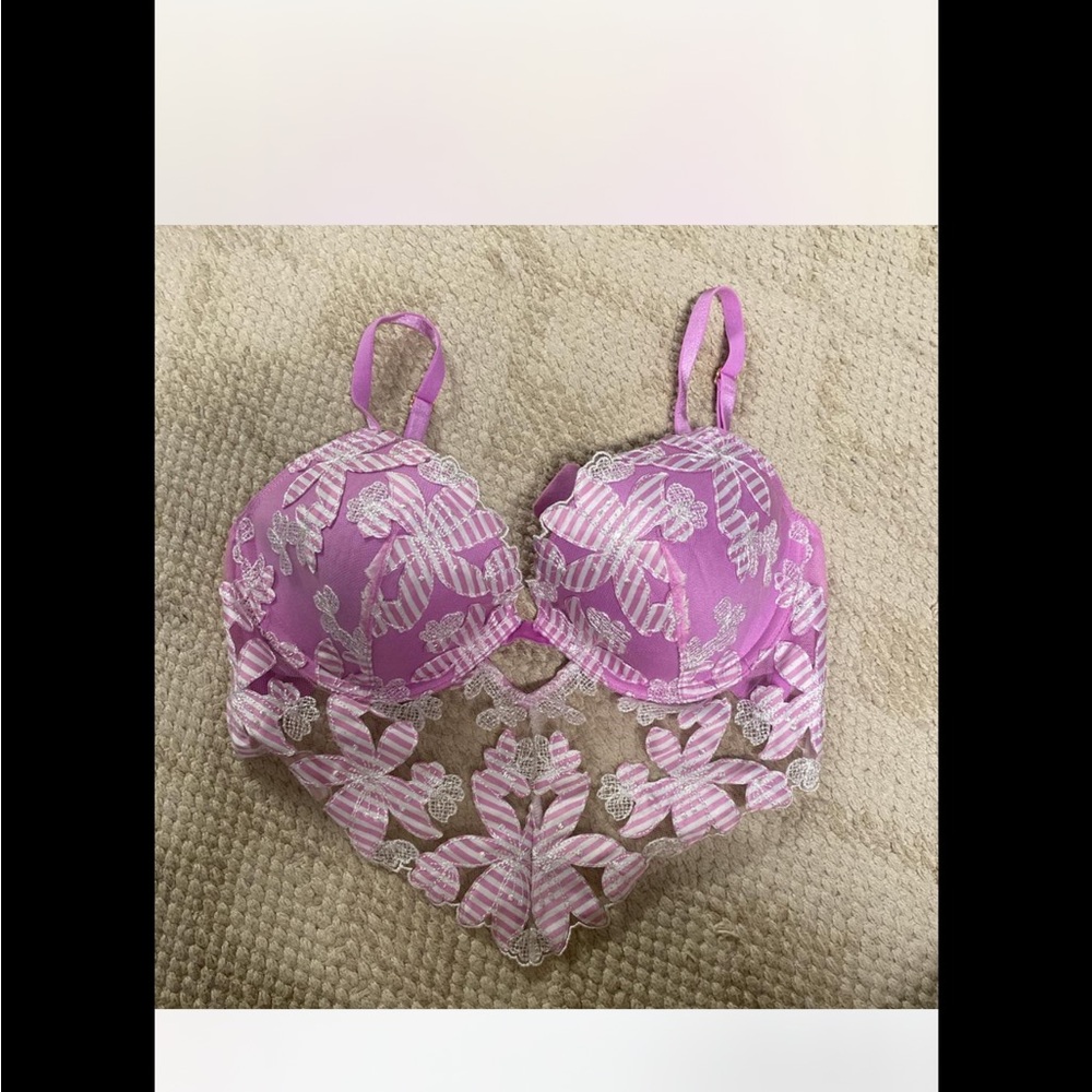 Pink Lace Bra